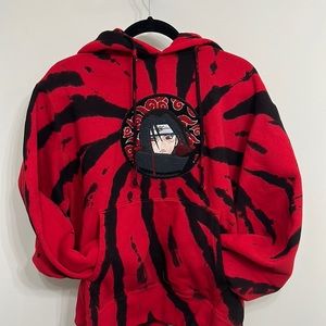 Hypland Naruto Itachi Dyed Hoodie